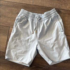 Men's Light Gray Casual Shorts